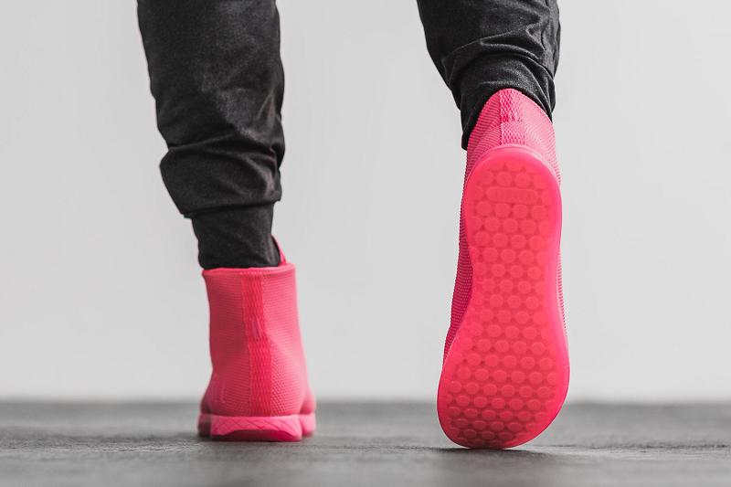 Men's Nobull High-Top Neon Pink Trainers Pink | SG K2421O